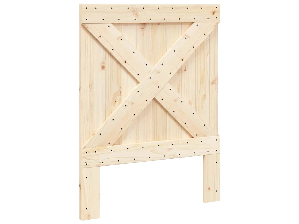 Tête de lit 80x104 cm bois massif de pin