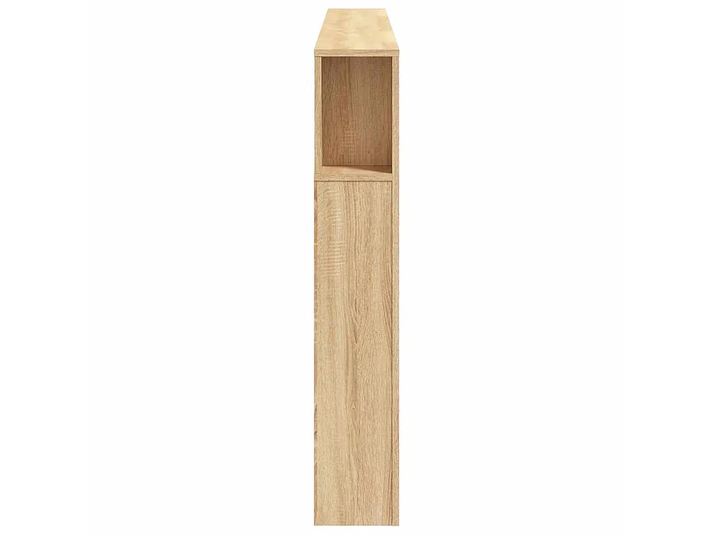 Tête de lit à LED chêne sonoma 200x18,5x103,5cm bois ingénierie
