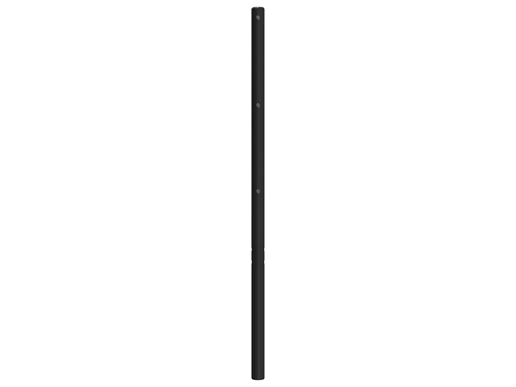 Vervangend hoofdbord 160 cm metaal zwart