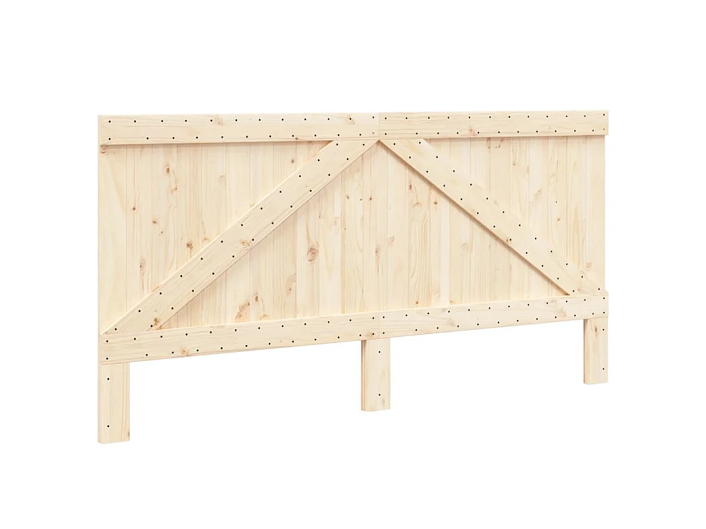 Hoofdbord 200x104 cm massief grenenhout