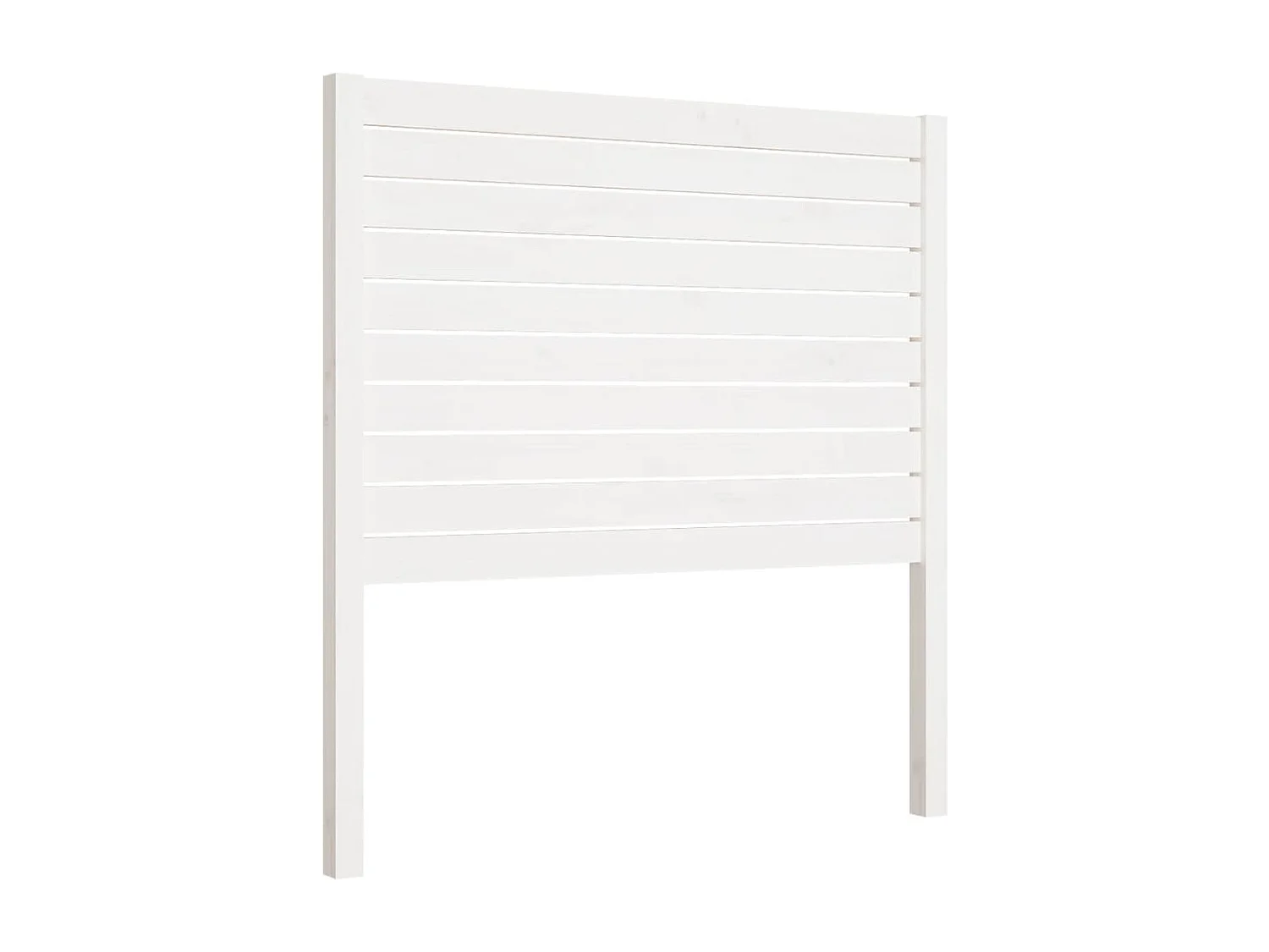 Tête de lit Blanc 81x4x100 cm Bois massif de pin