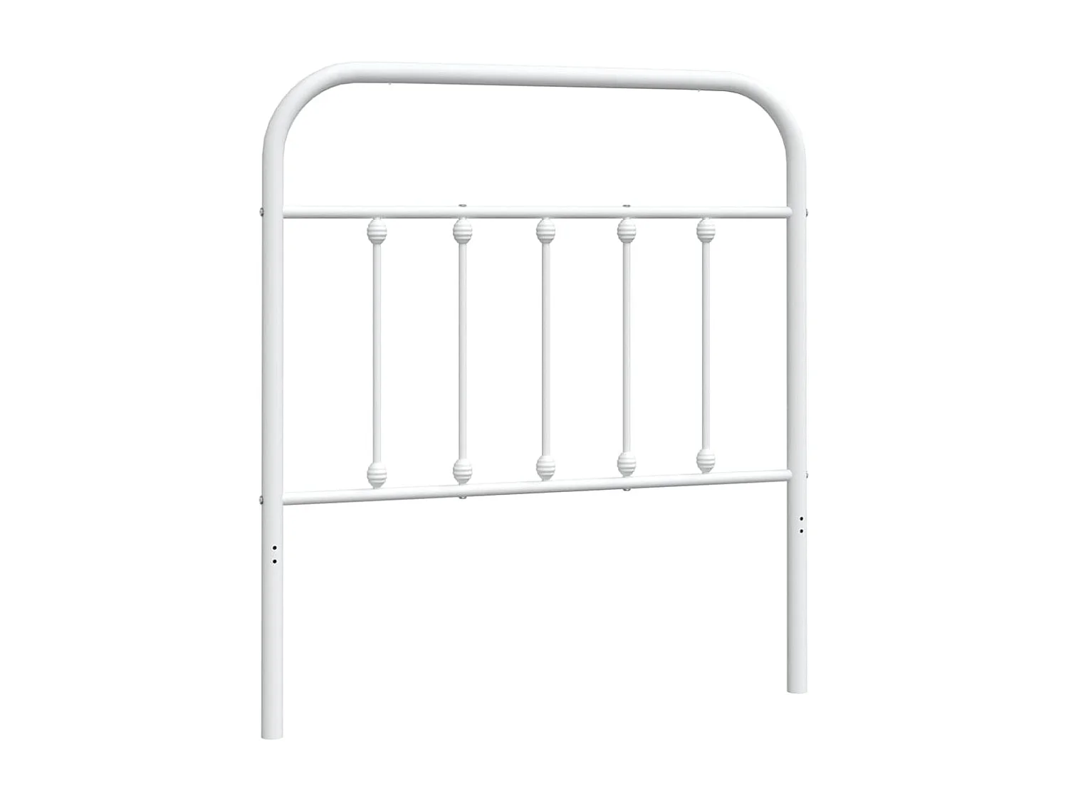 Tête de lit métal blanc 90 cm