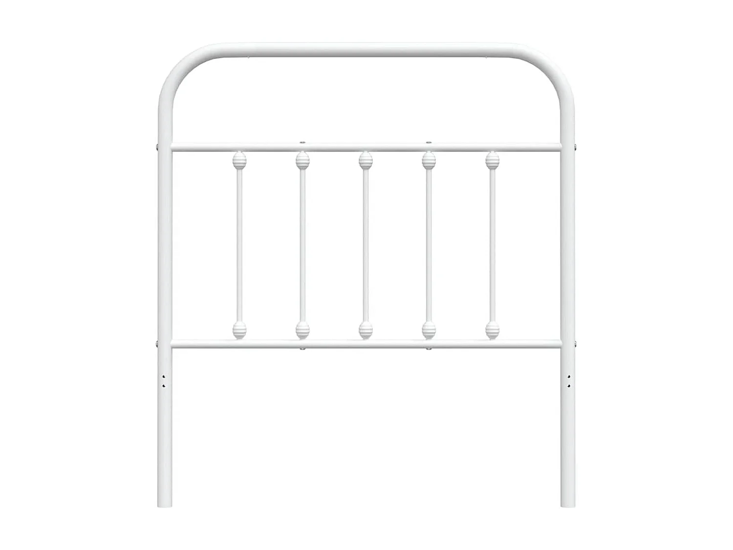 Tête de lit métal blanc 90 cm