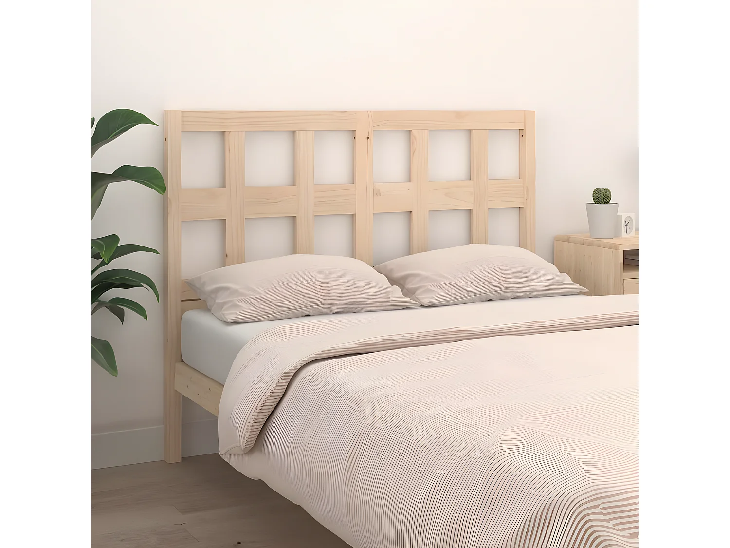 Tête de lit 140,5x4x100 cm Bois massif de pin