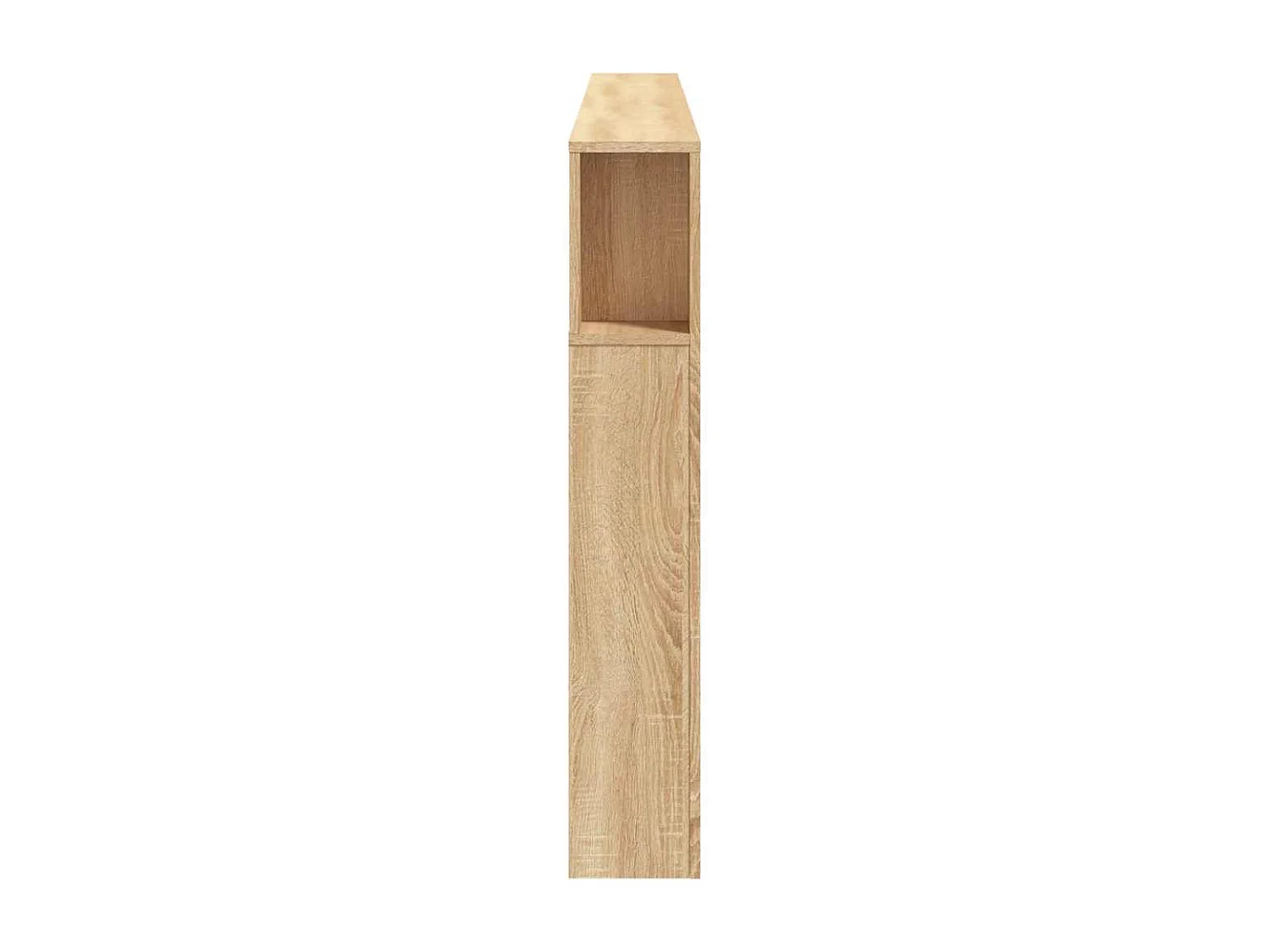 Tête de lit à LED chêne sonoma 220x18,5x103,5cm bois ingénierie