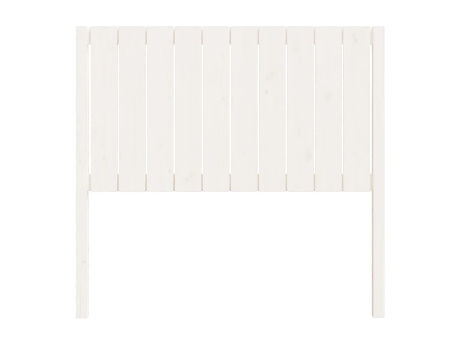 Tête de lit Blanc 105,5x4x100 cm Bois massif de pin