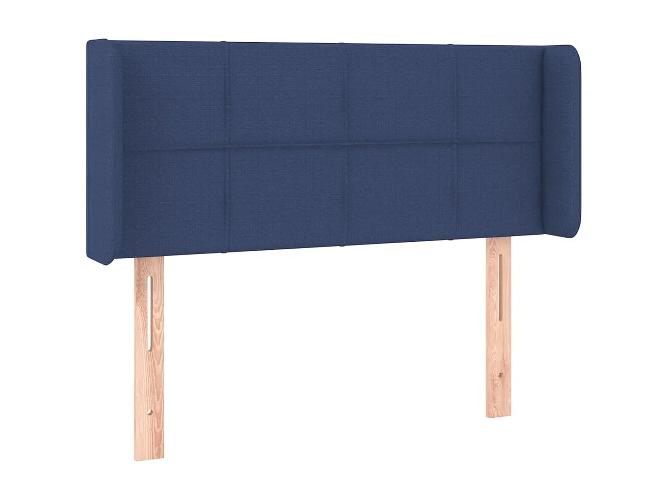 Testiera ad Orecchio Blu 93x16x78/88cm in Tessuto