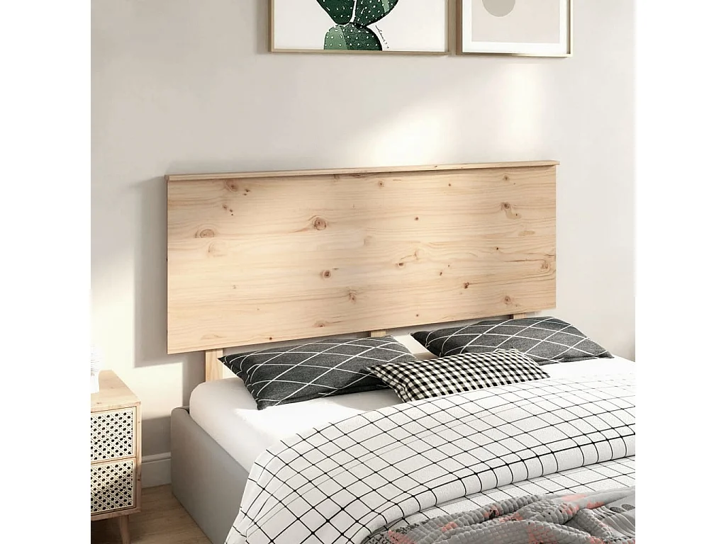 Tête de lit 154x6x82,5 cm Bois massif de pin