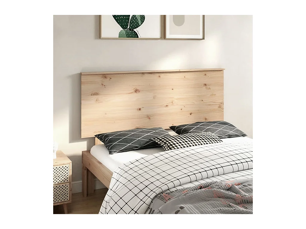 Tête de lit 154x6x82,5 cm Bois massif de pin