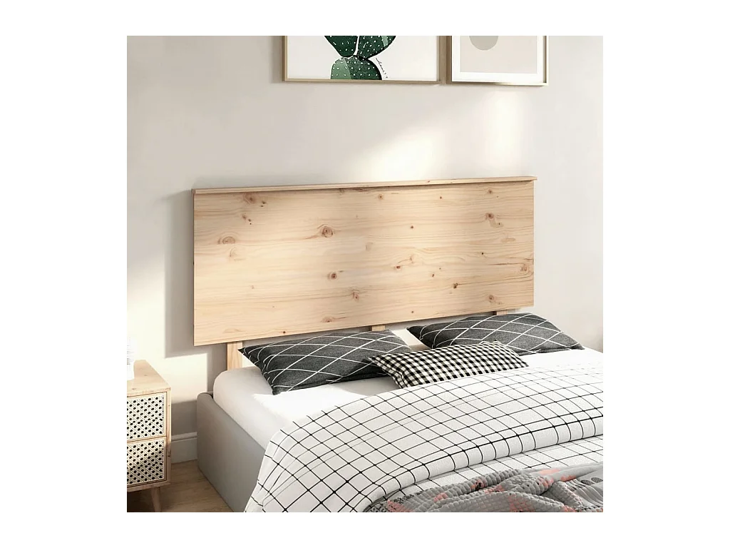 Tête de lit 154x6x82,5 cm Bois massif de pin