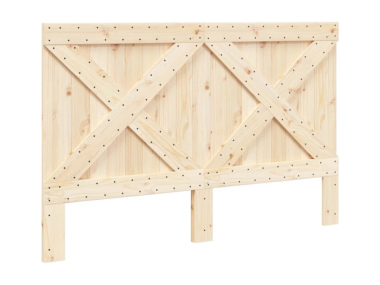 Tête de lit 160x104 cm bois massif de pin