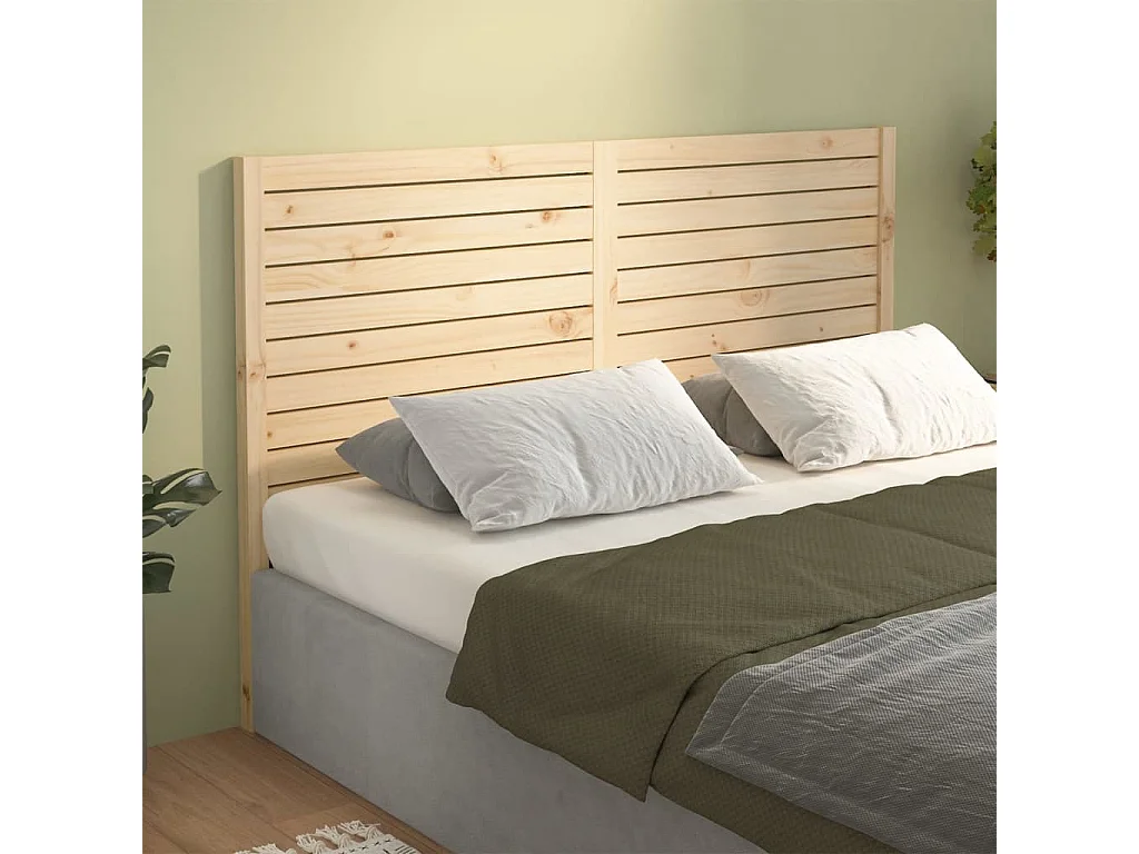 Tête de lit 186x4x100 cm Bois massif de pin