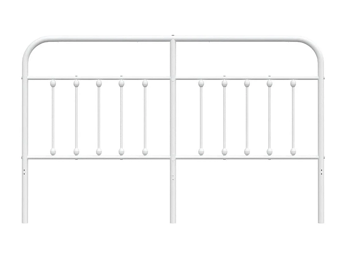 Kopfteil Metall Weiß 180 cm