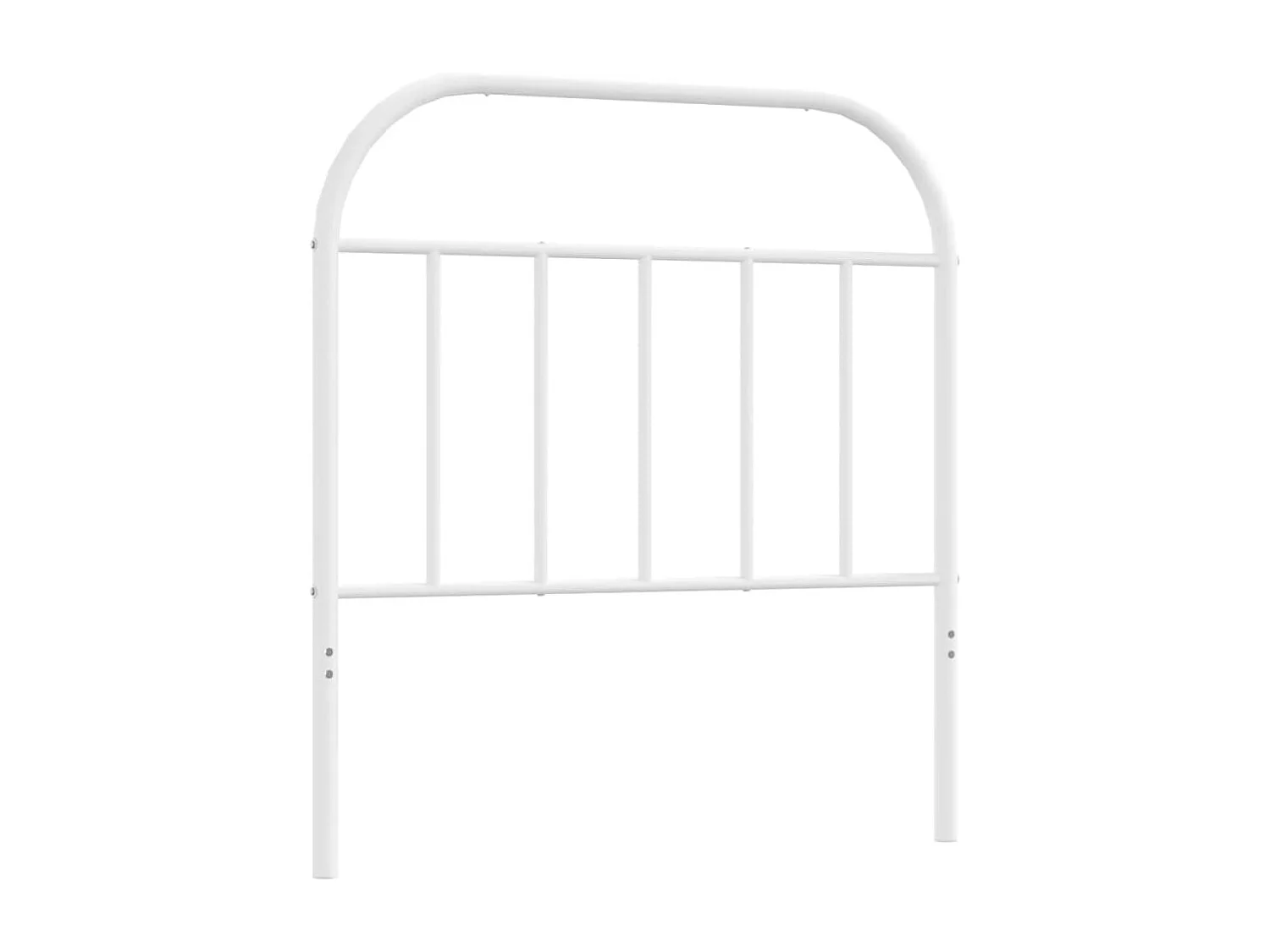 Tête de lit métal blanc 90 cm