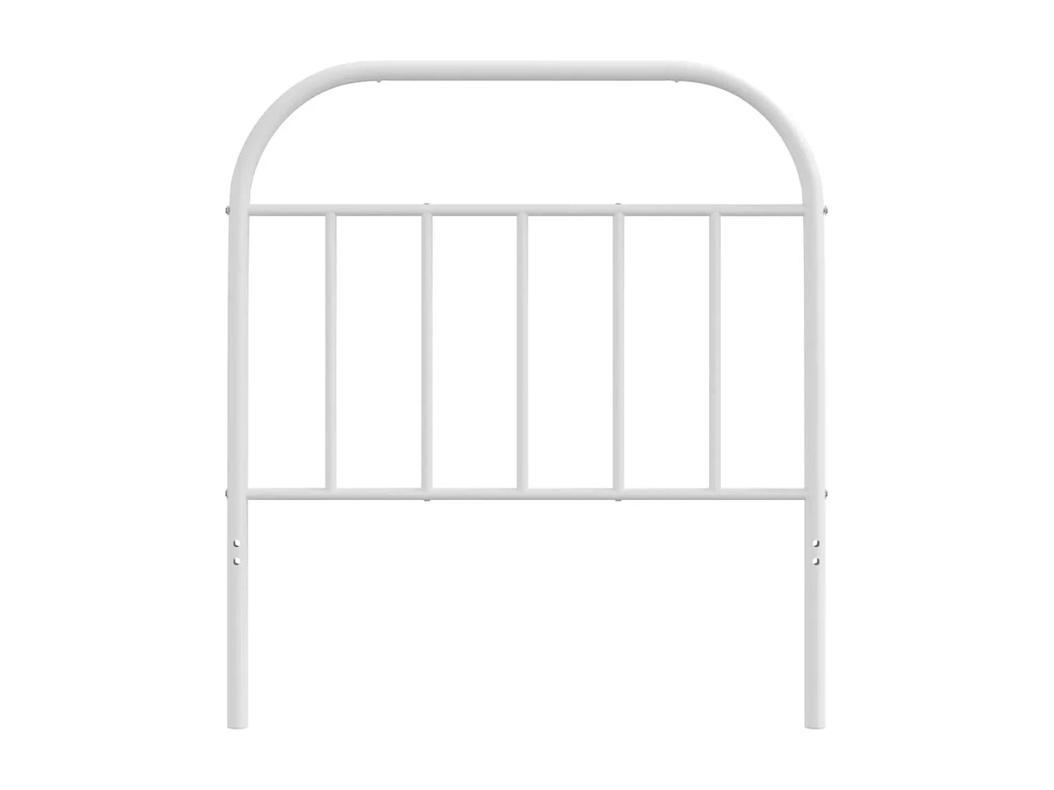 Tête de lit métal blanc 90 cm