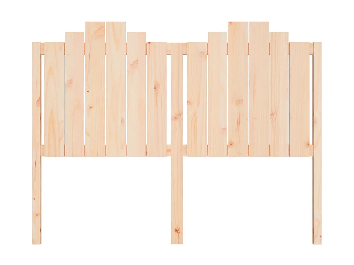 Testiera per Letto 141x4x110 cm in Legno Massello di Pino