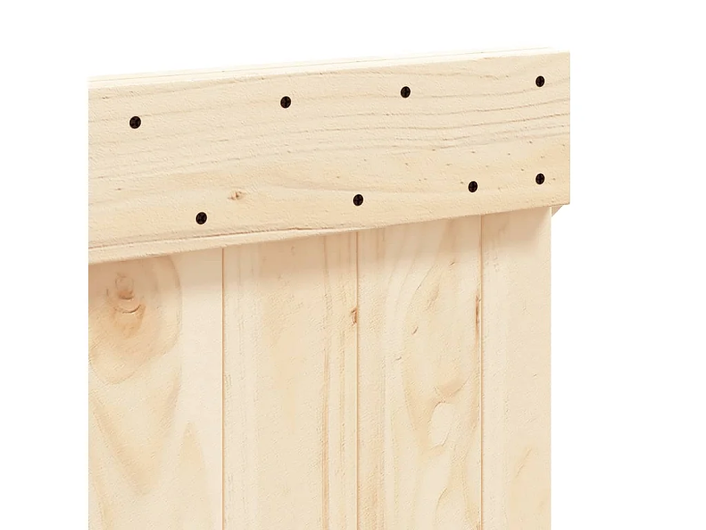 Kopfteil 160x104 cm Massivholz Kiefer