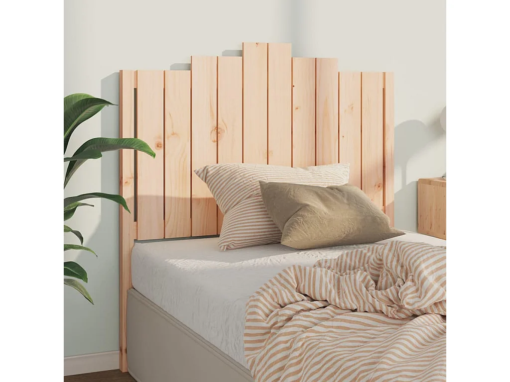 Cabeceira de cama 106x4x110 cm pinho maciço