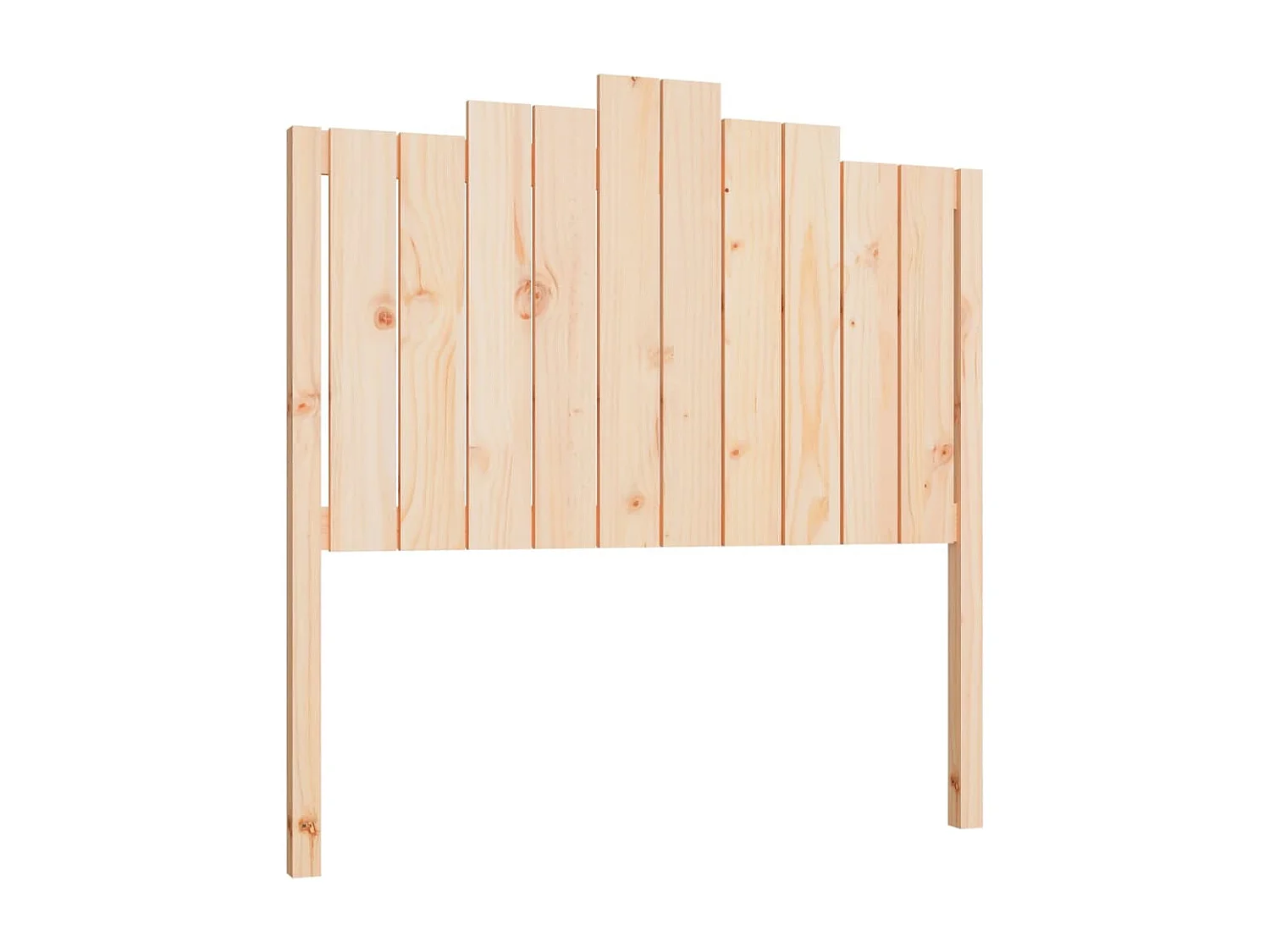 Cabeceira de cama 106x4x110 cm pinho maciço