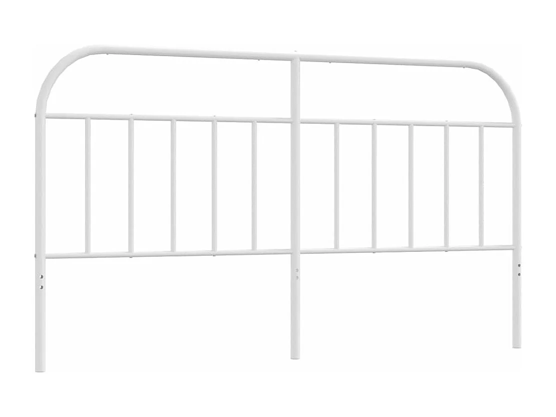Kopfteil Metall Weiß 160 cm