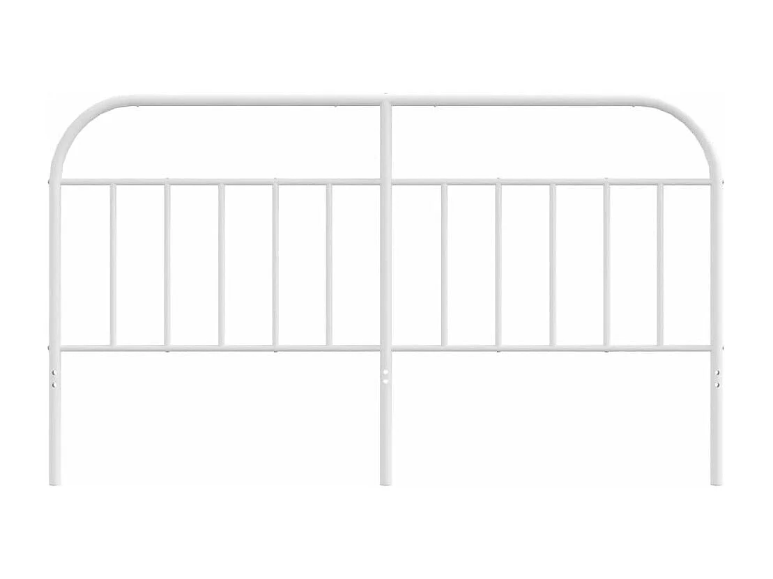 Kopfteil Metall Weiß 160 cm