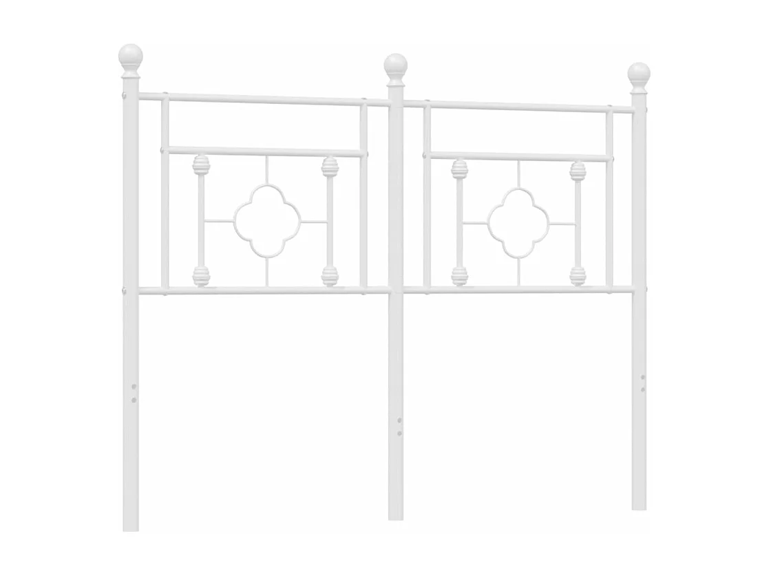Kopfteil Metall Weiß 120 cm