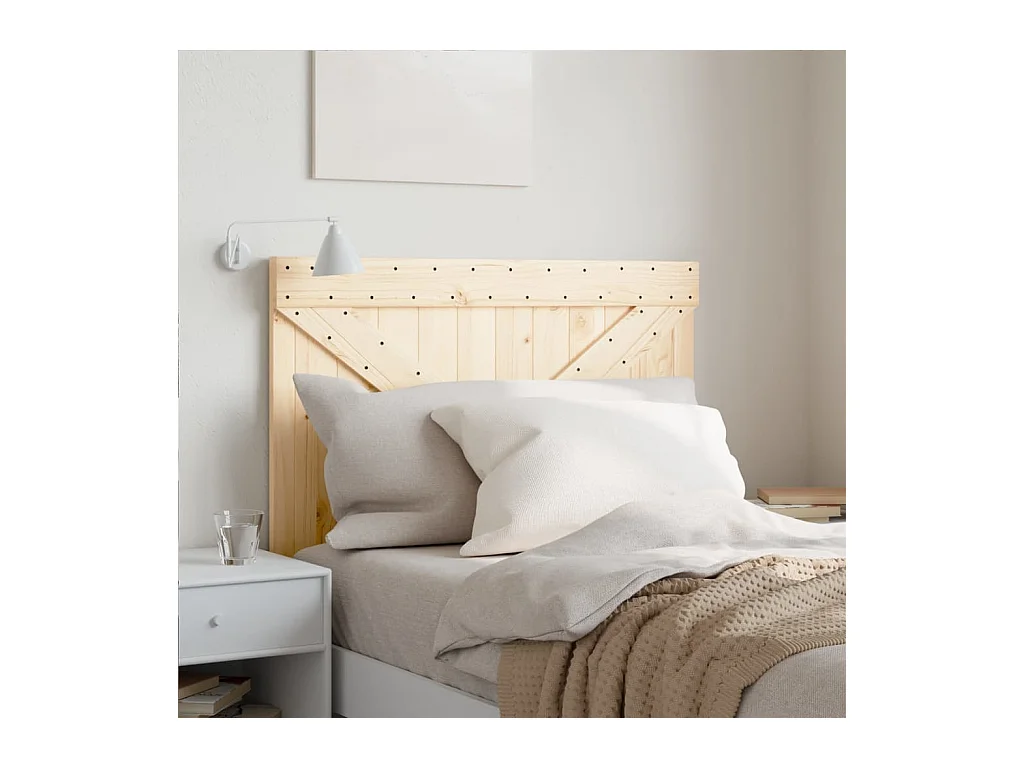 Tête de lit 100x104 cm bois massif de pin