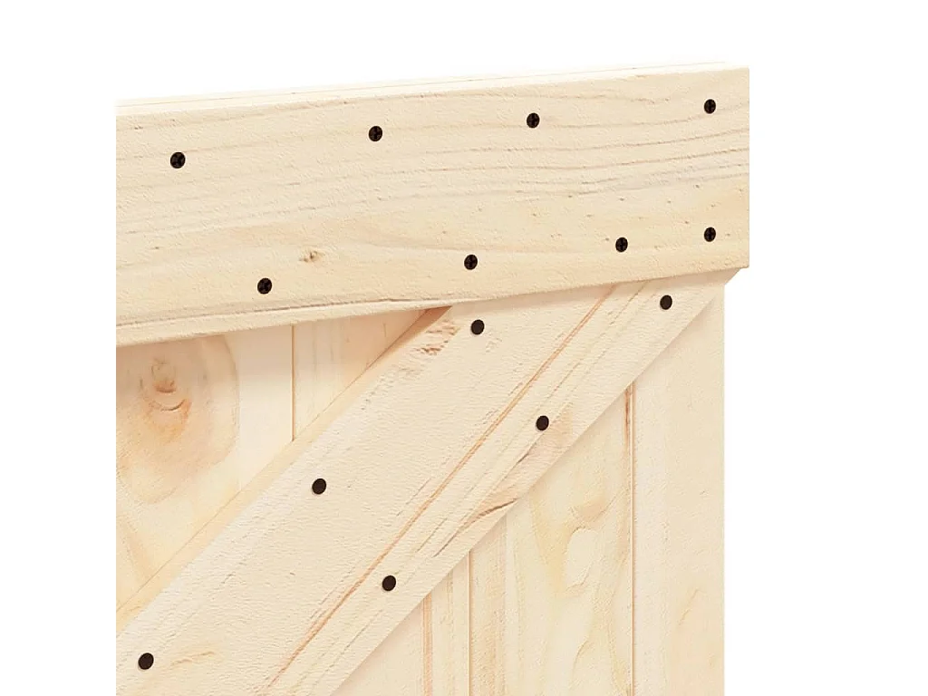 Tête de lit 100x104 cm bois massif de pin