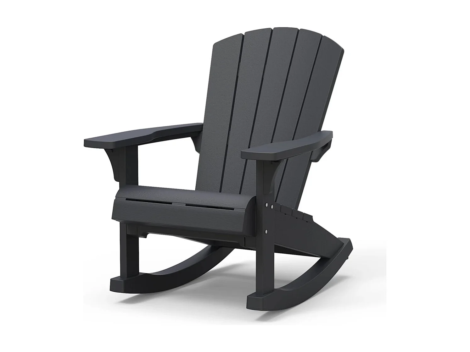 Chaise à bascule Adirondack Troy Graphite