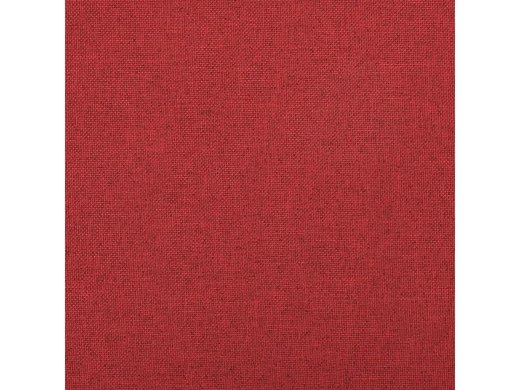 Sgabello con Contenitore Pieghevole Rosso Vino in Simil Lino