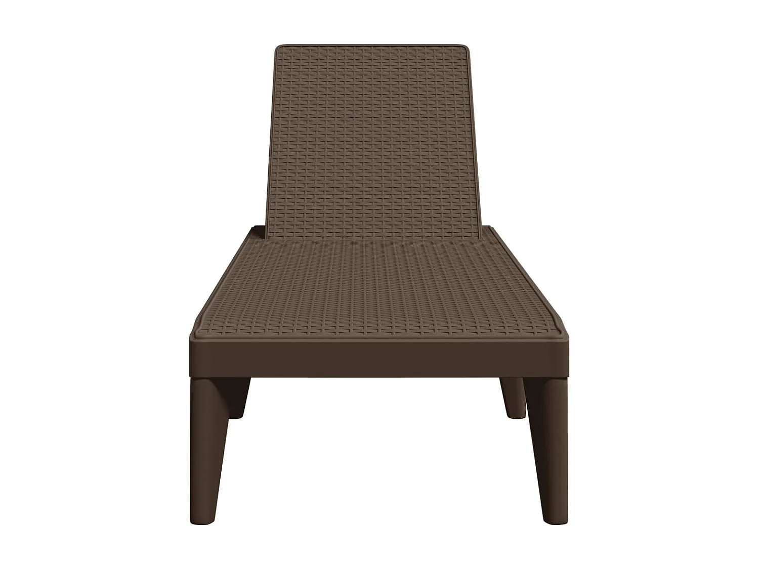 Sonnenliege Braun 186x60x29 cm PP