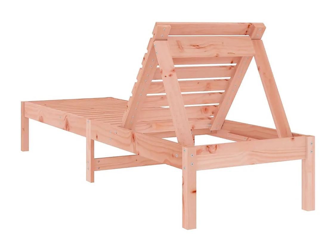 Chaises longues lot de 2 199,5x60x74 cm bois massif de douglas