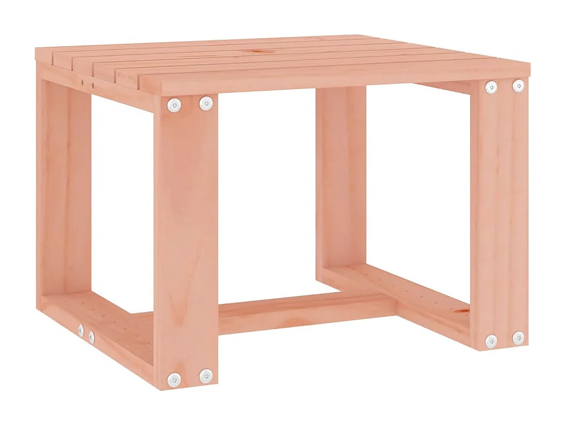 Chaises longues lot de 2 avec table bois massif de Douglas