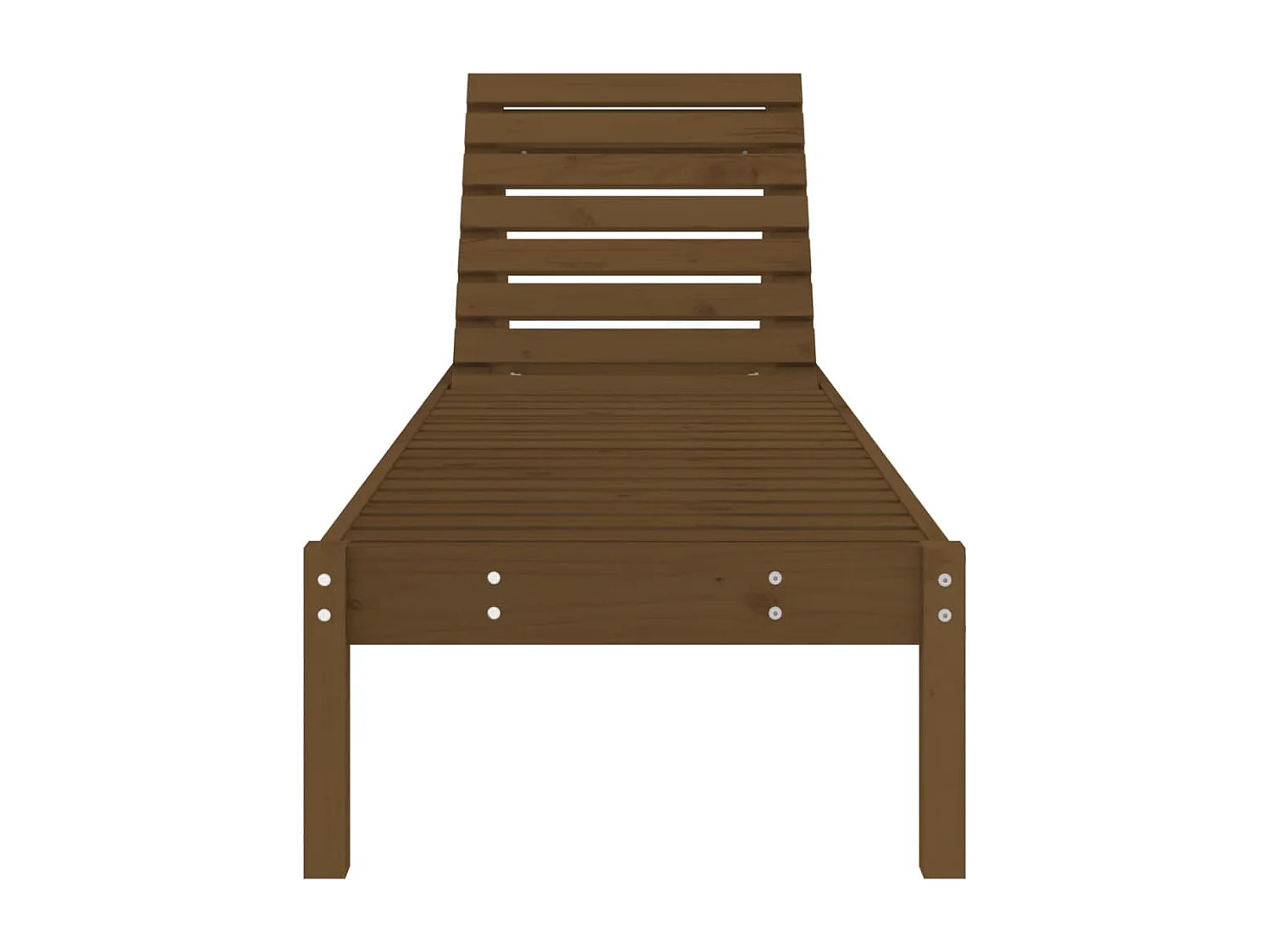 Chaises longues lot de 2 199,5x60x74 cm bois massif de pin