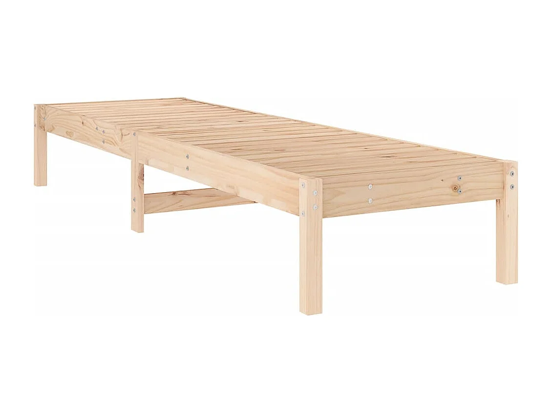 Chaises longues lot de 2 199,5x60x74 cm bois massif de pin