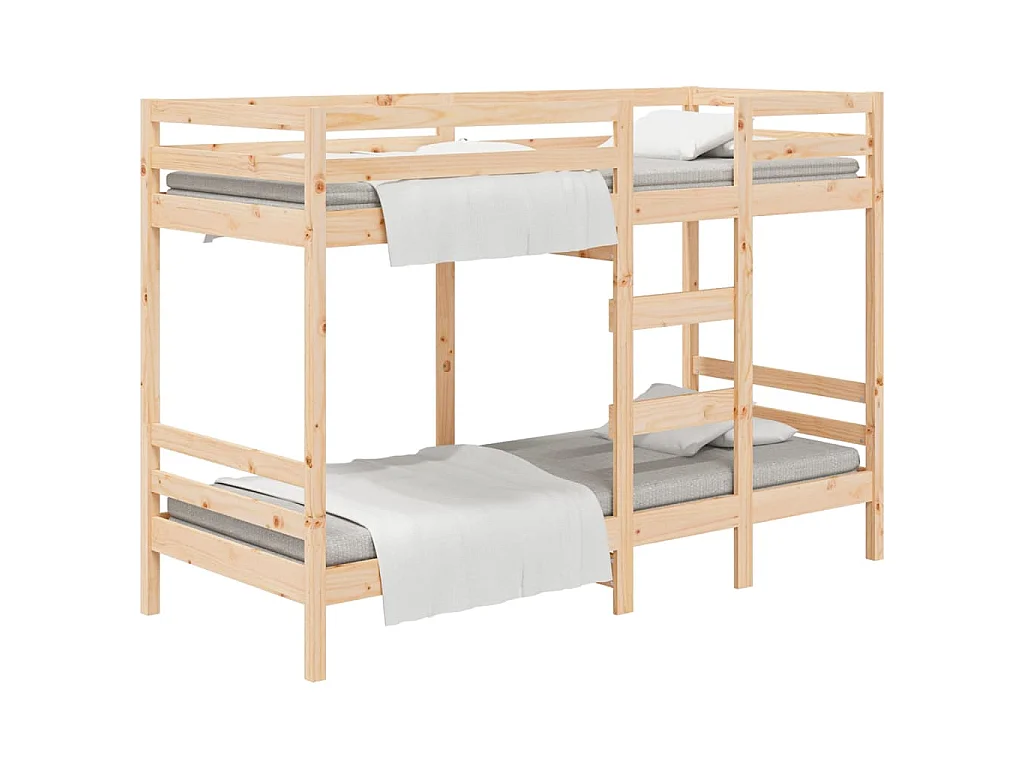 Stapelbed massief grenenhout 75x190 cm