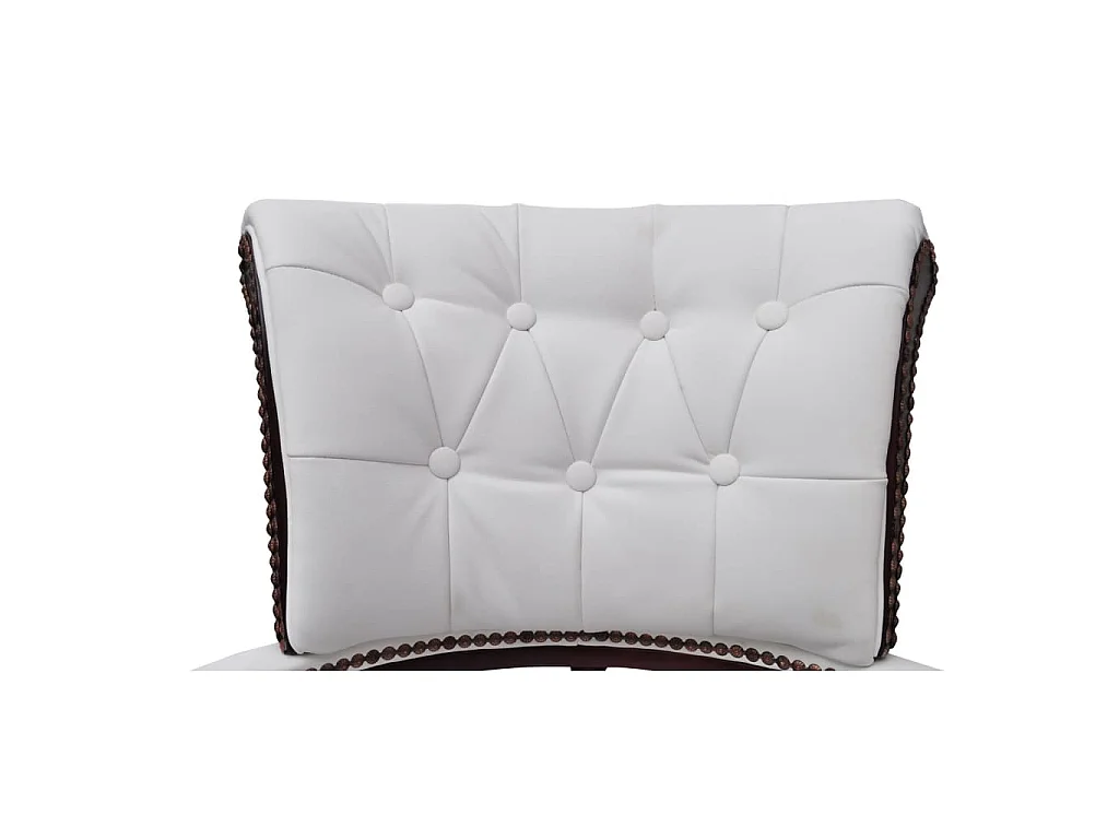 Kantoorstoel draaibaar wit