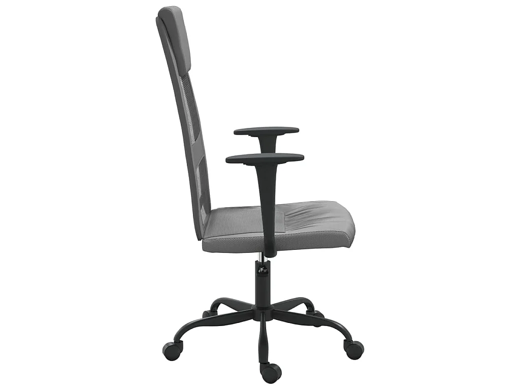 Chaise de bureau réglable en hauteur gris