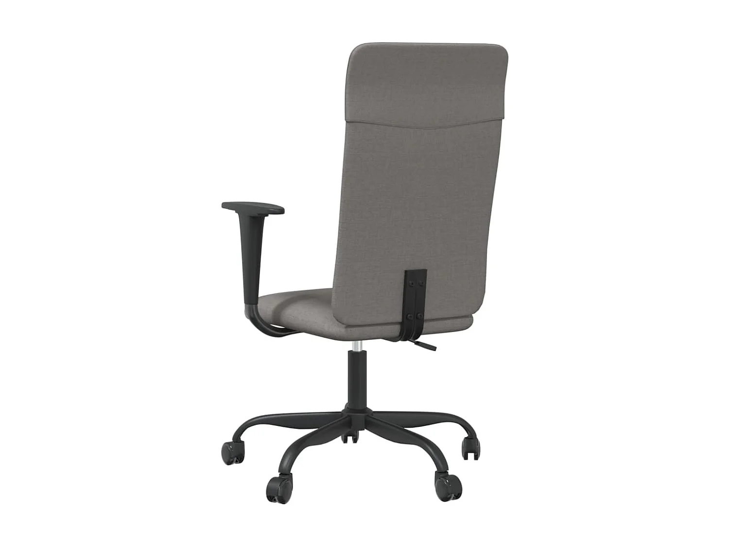 Silla de oficina altura ajustable tela gris oscuro