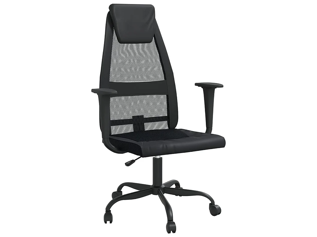 Chaise de bureau réglable en hauteur noir