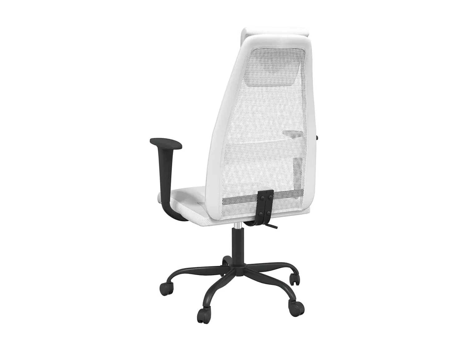 Chaise de bureau réglable en hauteur blanc