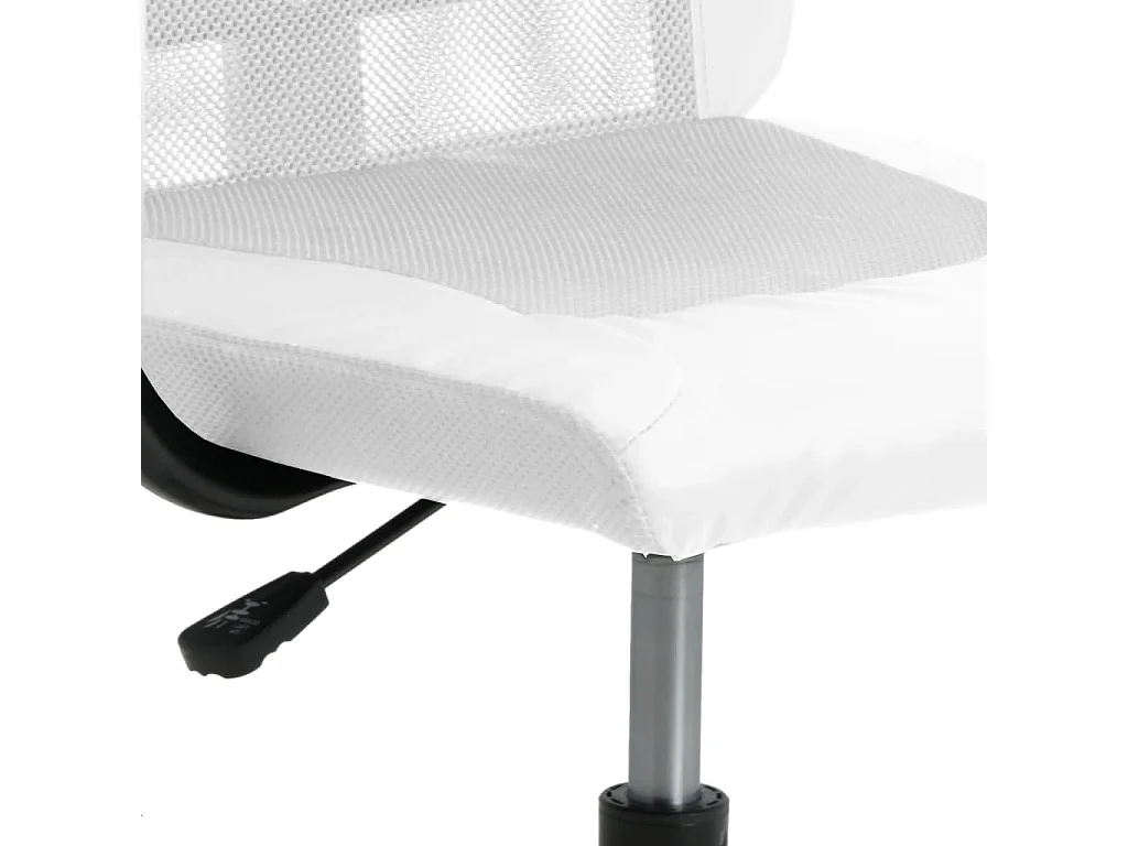 Chaise de bureau réglable en hauteur blanc