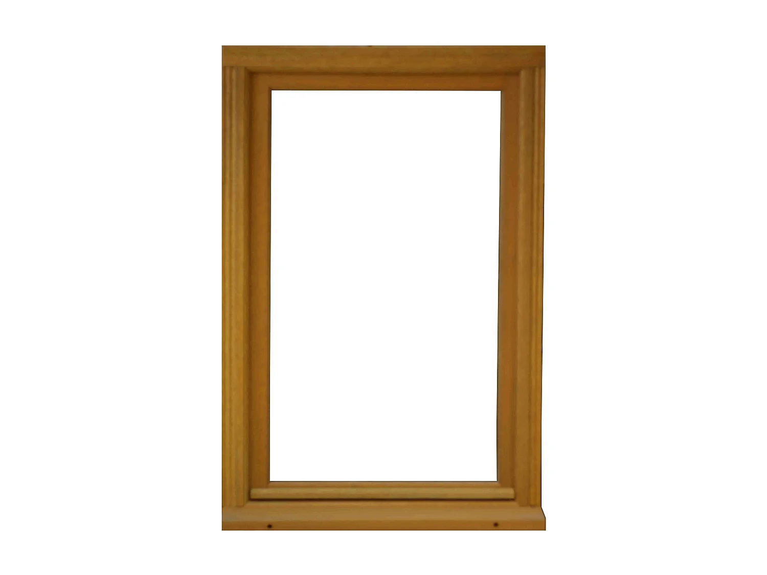 Fenetre Bois 1 Vantail H45 X L40 Tirant Droite Cotes Tableau + Poignee (ref 010220f9) Gd Menuiseries