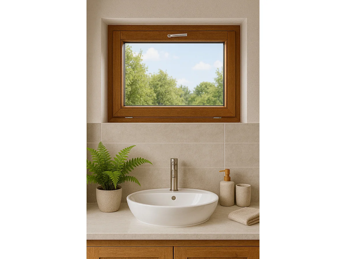 Gd Menuiseries Houten Klepframe H45 X L60 Ribbentafel + Handvat (ref 010220f9)