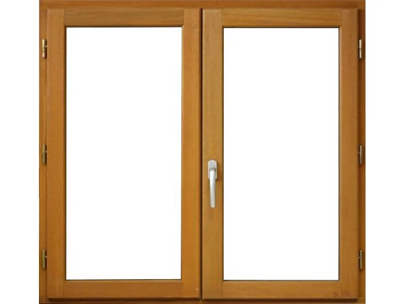 Fenetre Bois 2 Vantaux  H75 X L120 Cotes Tableau + Poignee (ref 010220f9) Gd Menuiseries