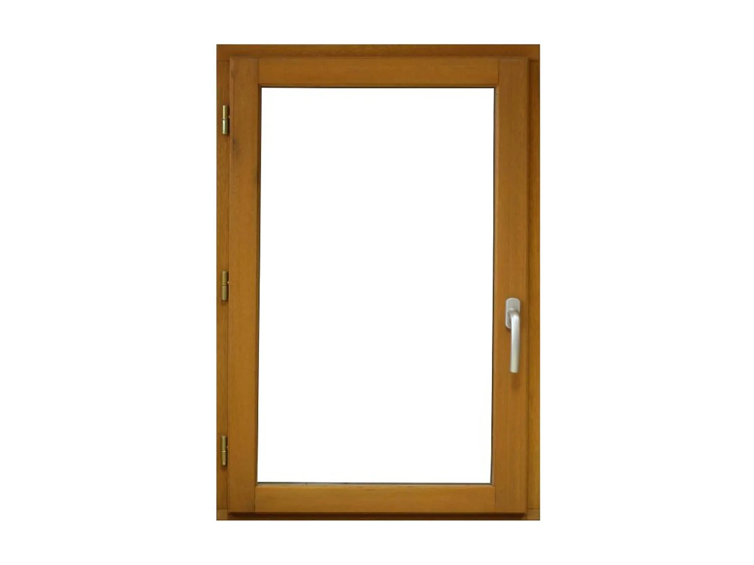 Fenetre Bois 1 Vantail H60 X L50 Tirant Gauche Cotes Tableau + Poignee (ref 010220f9) Gd Menuiseries