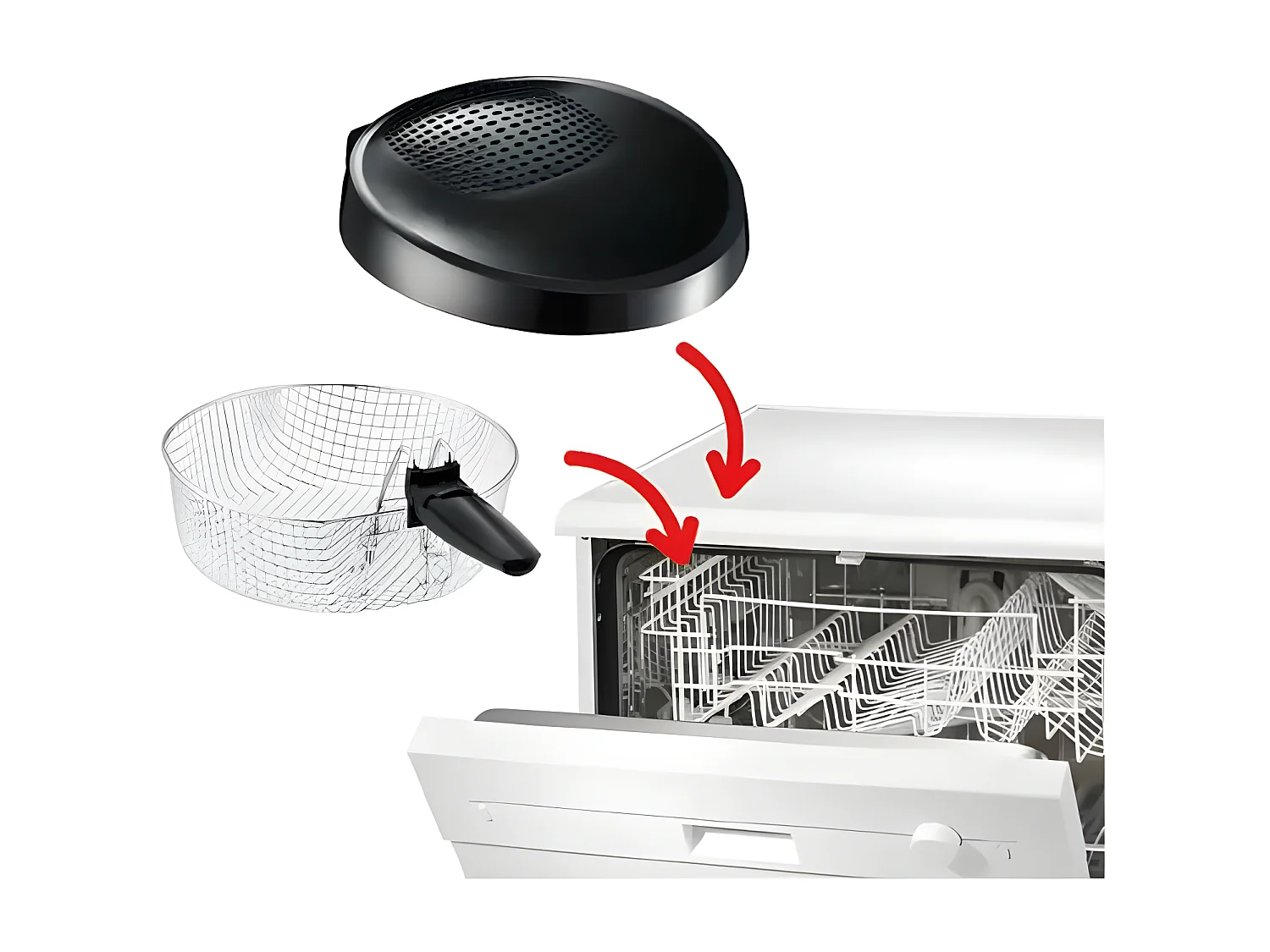 Tefal Friteuse 2.1l 1900w noir - FF107810