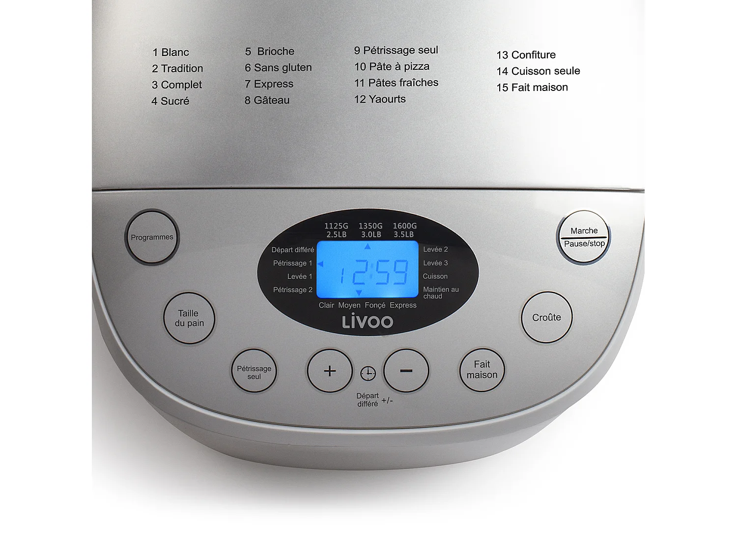 Brotbackautomat 850 W Weiß