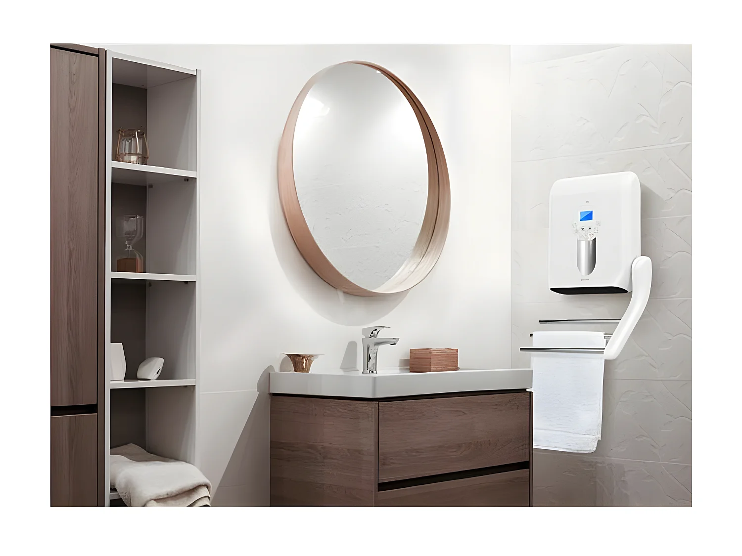 Supra Radiateur sèche-serviettes électrique 2000w blanc - LESTOSC02