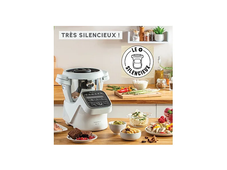 Robot cuiseur Multifonctions Moulinex Companion XL HF80DB10 1550 W Blanc